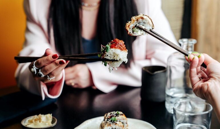 Baguettes japonaises de luxe